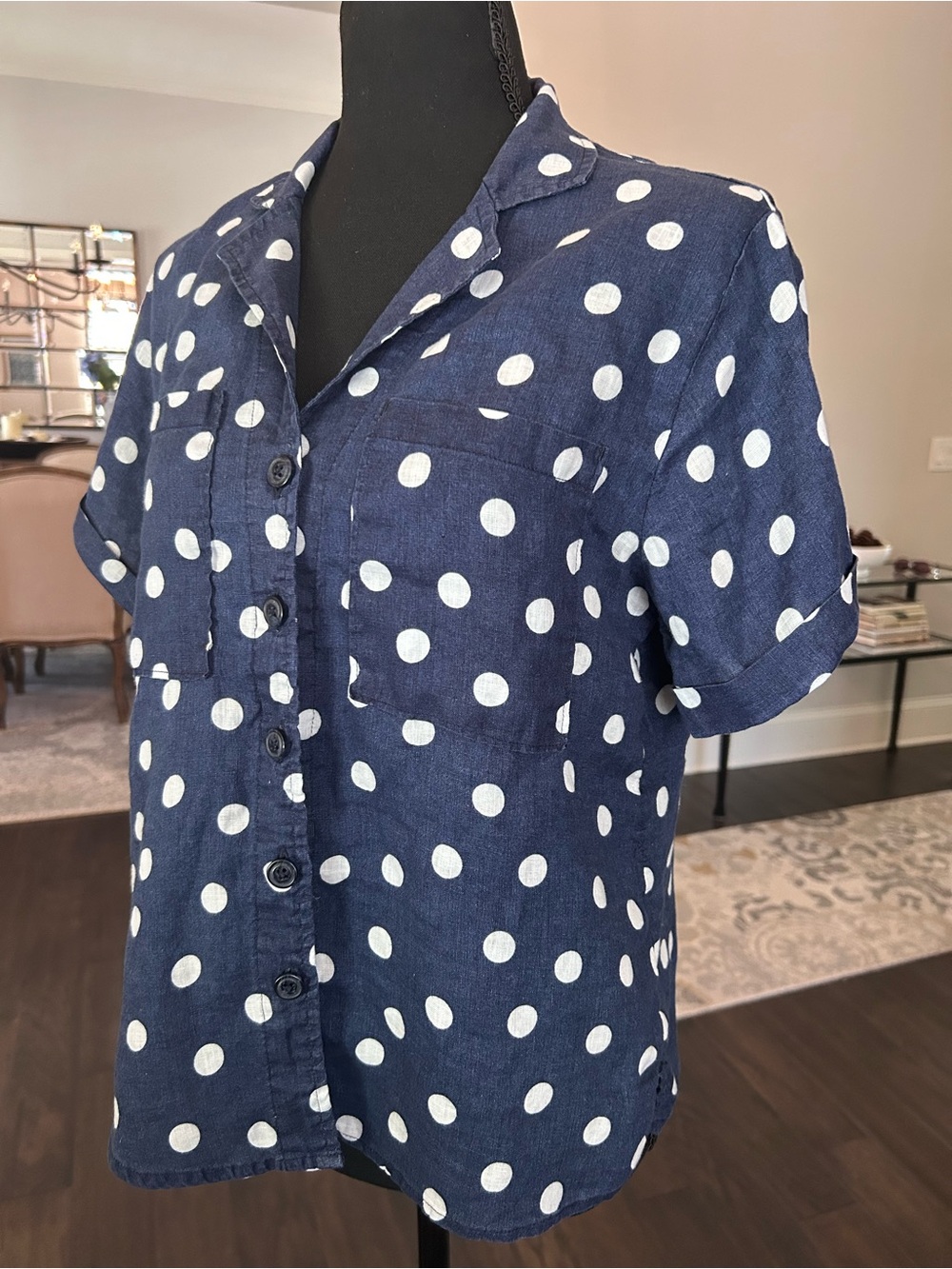 Maeve by Anthropologie Printed Button-down Surf Shirt